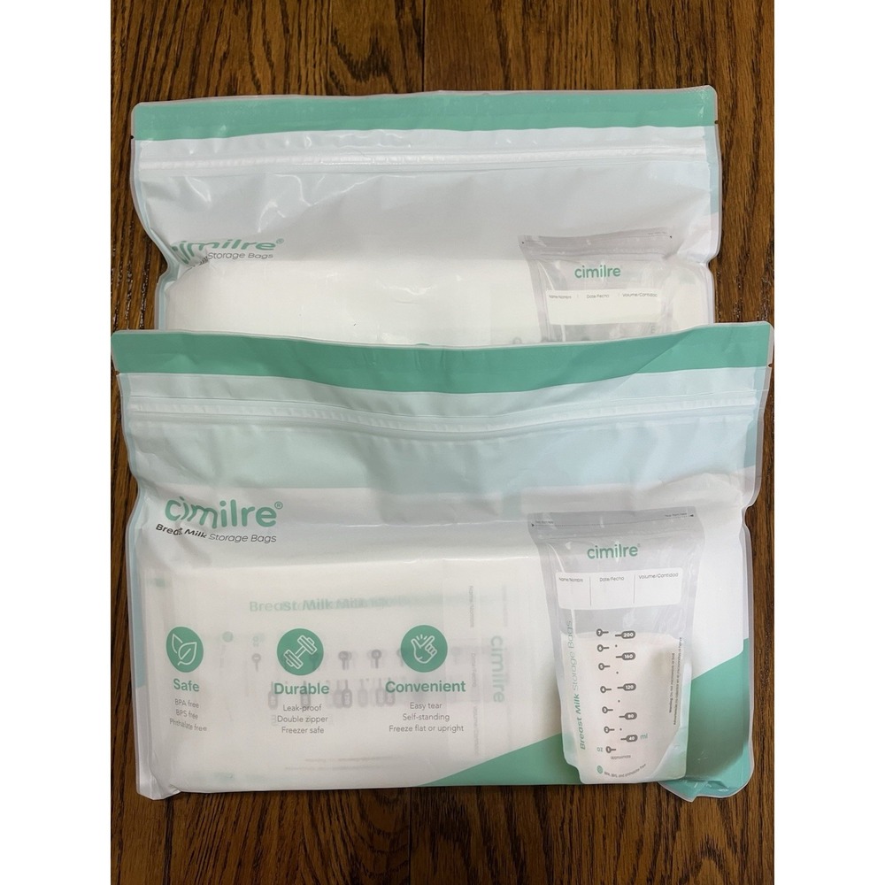 Cimilre Breast Milk Storage Bags 2 7oz-120 Count Leak Proof Bpa Free 240 Total